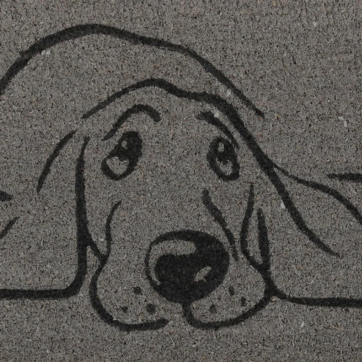 Bestlivings Fußmatte Kokos Schuhabtreter 50x75 cm in grau ( Hund ), weitere Motive erhältlich – Bild 8