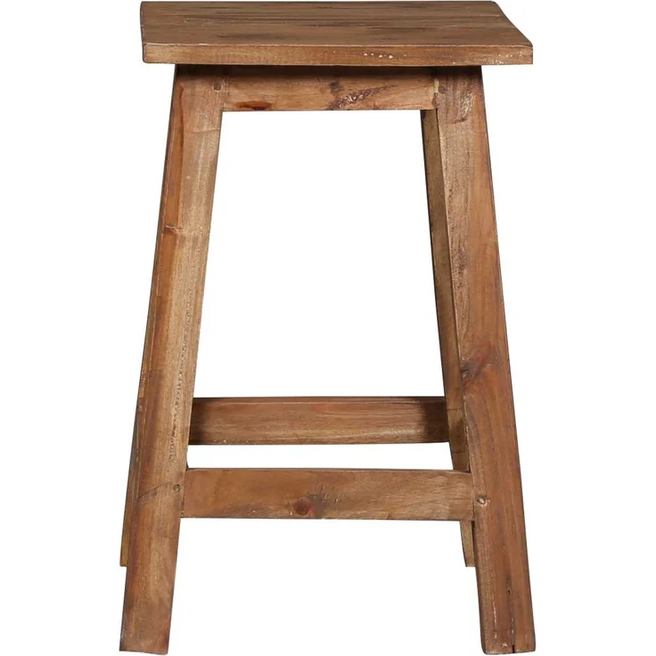 Teakholz Hocker Rocco, Teakholz, 29 x 29 x 48 cm – Bild 5