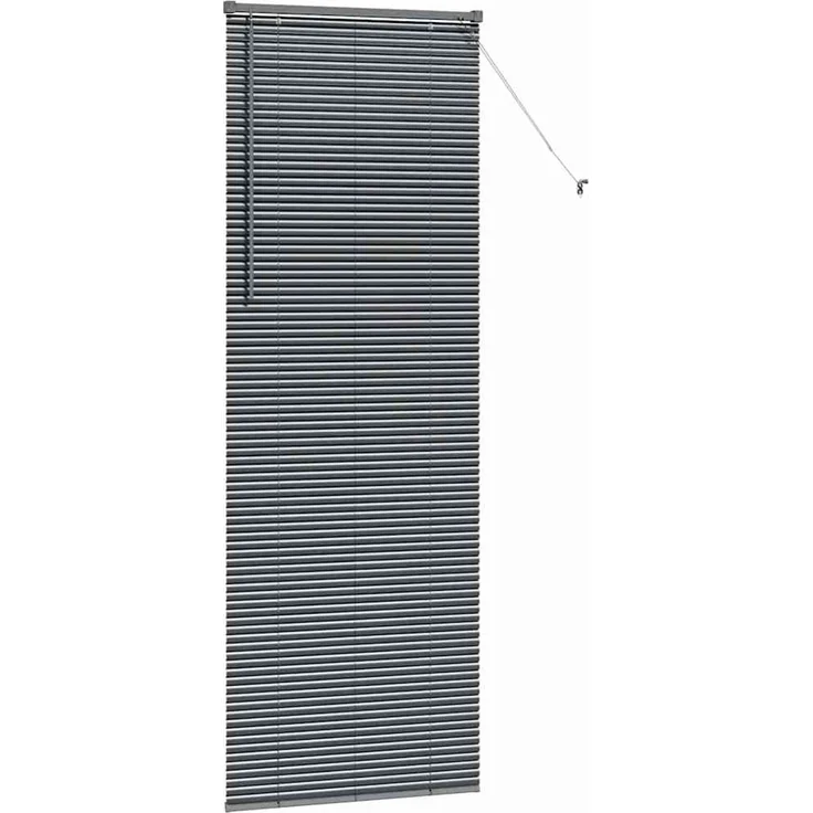 vidaXL Balkenjalousien Dunkelgrau 220 x 80 cm Aluminium 42006093 – Bild 5