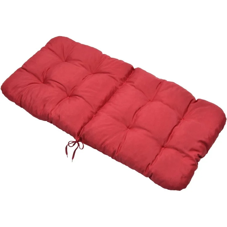 Beautissu Niederlehner Auflage Flair NL 100 x 50 x 8 cm Rot – Bild 2
