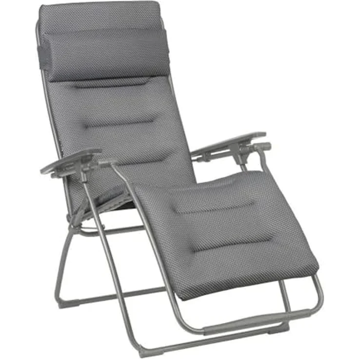 Lafuma Futura BeComfort® Relaxliege Silver Titane Sonnenliege LFM3130.8901 – Bild 1