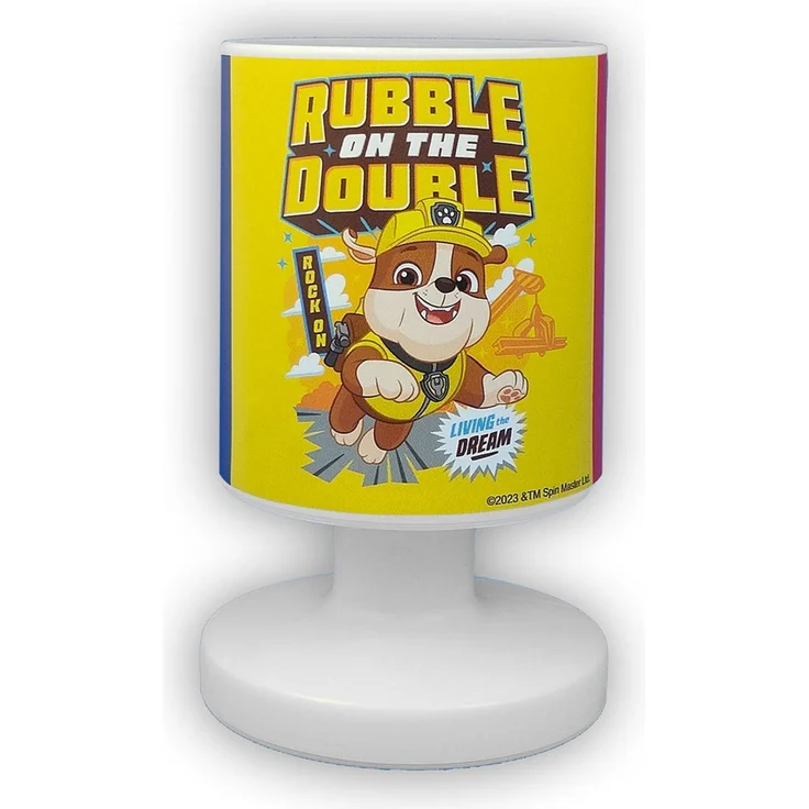 LED Akku Tischleuchte mit 3 Paw Patrol Motiven, per USB aufladbar, Höhe 20cm – Bild 3