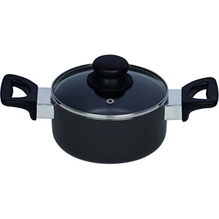 Riess Alu Reventon Fleischtopf mit Glasdeckel Ø20 Induktion