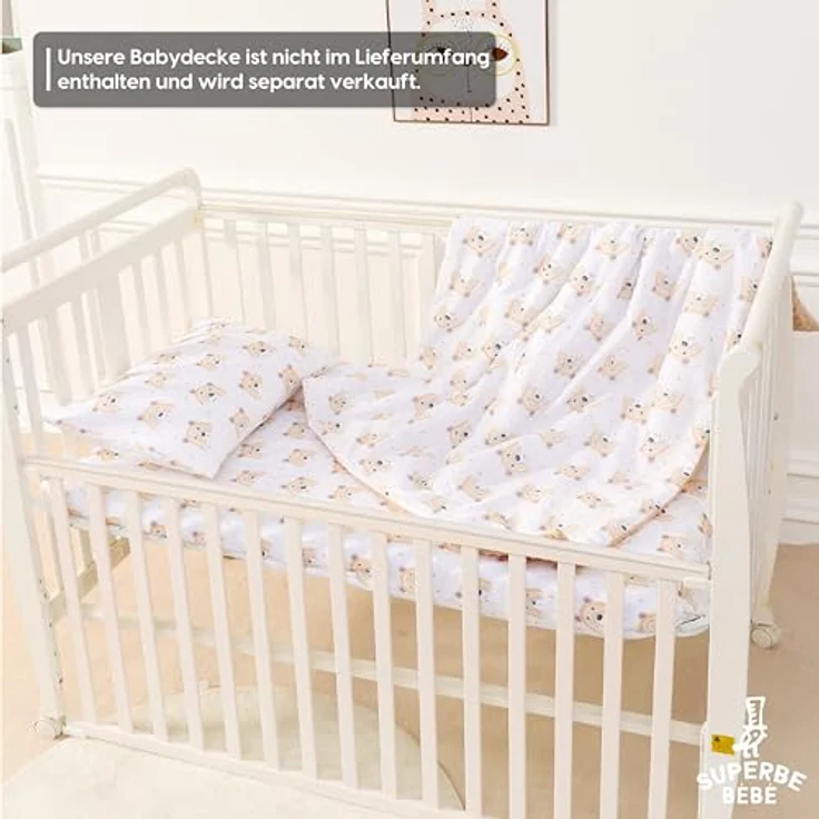 Kinderkissen Mit Kopfkissenbezug Aus Baumwolle- Kopfkissen Geeignet Für 3 Bis 10 Jahre - Größe 60x40 cm - Weiches Kissen Hypoallergen Maschinenwaschbar - Ideal Fürs Bett, Reisen und Schläfchen – Bild 7