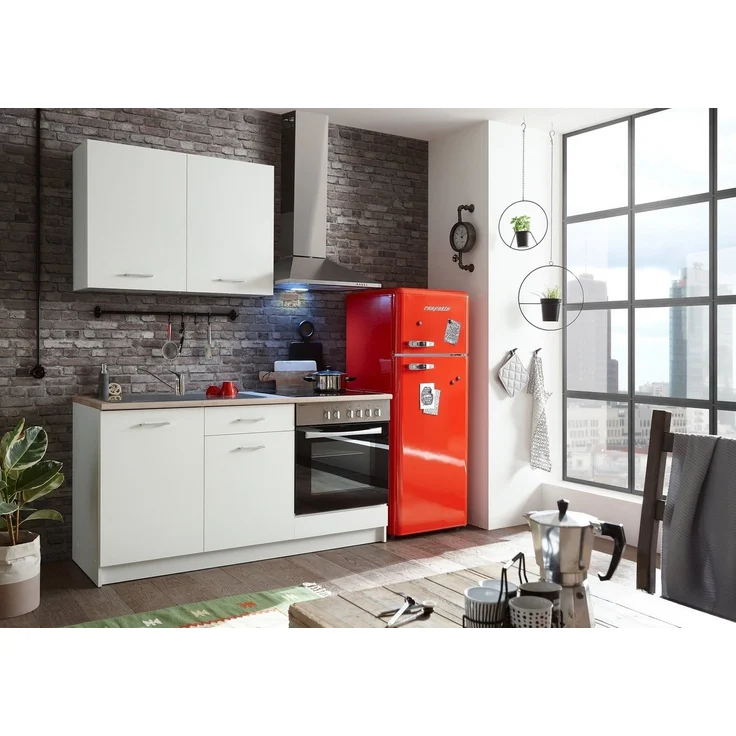 Hängeschrank >Wow< in Weiß matt - 100x72x31 (BxHxT) – Bild 3