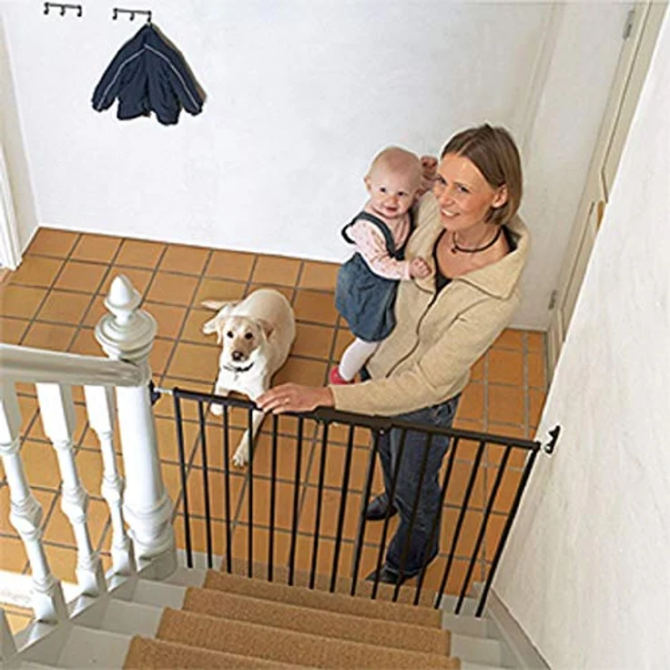 Bettacare Extra Hohes Schraubmontierte Haustier Safety Gitter, 62.5cm - 106.8cm, Schwarz, 103.5cm Hoch, Hundetreppe, Sicherheitsbarriere – Bild 7