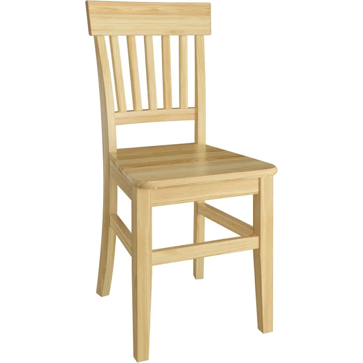 Klassischer Holzstuhl Kiefer Küchenstuhl Massivholzstuhl Doppelpack oder Einzelstuhl V-90.71-27Einzelartikel