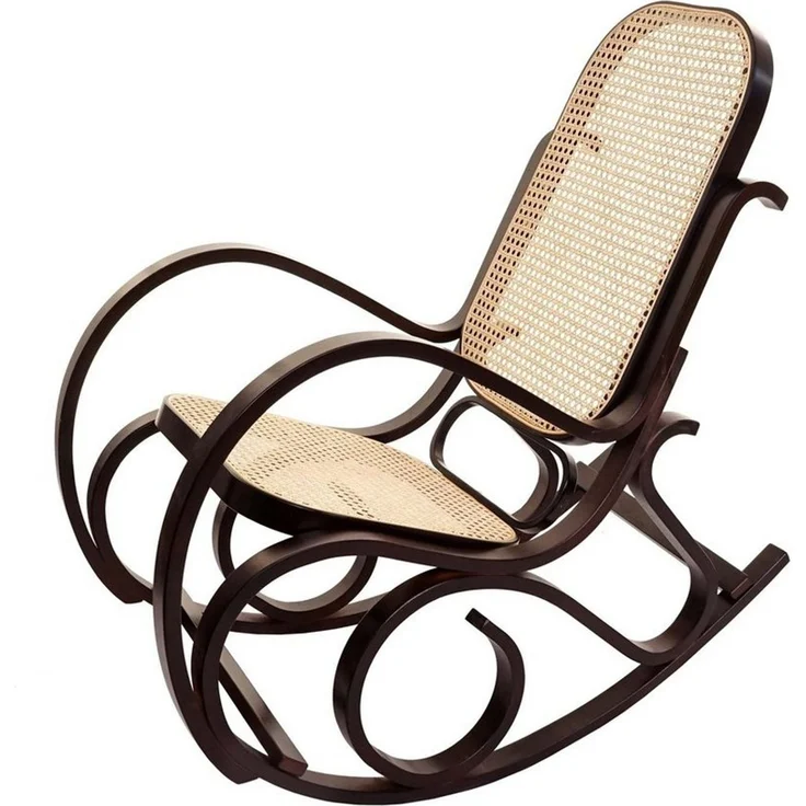 MCW Schaukelstuhl Gallarate-R, Mit Armlehnen, Schaukelfunktion, Retro-Design – Bild 5