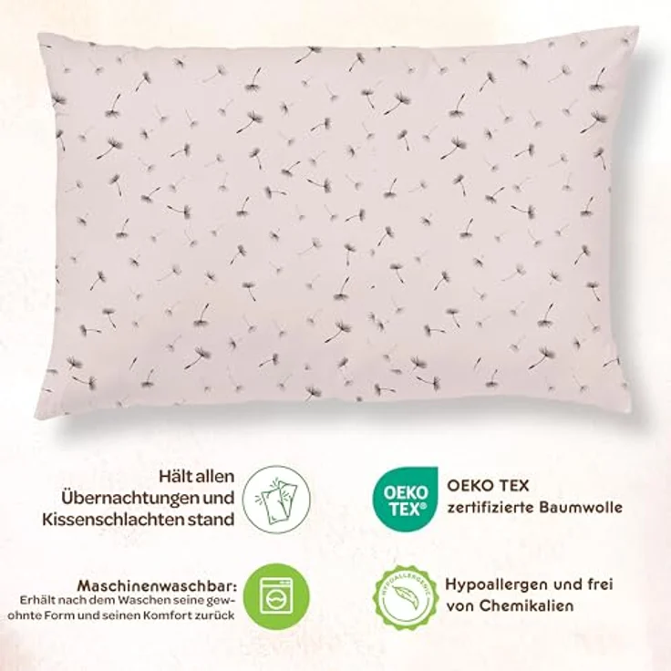 Baumwoll-Kissenbezug für Kinder Größe 40x60 cm Hochwertige Qualität, angenehm weich und pflegeleicht. Mit verschiedenen Designs. Ideal für komfortablen und erholsamen Schlaf. – Bild 3