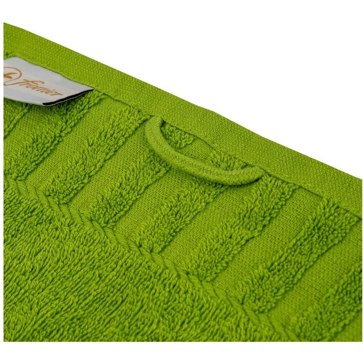 Gästetuch uni grün, 30 x 50 cm – Bild 2
