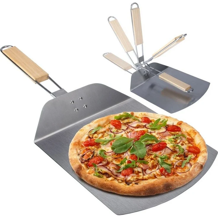 Dimono Pizzaschieber DIMONO Antihaft Pizzaschieber mit Holzgriff - Metall Pizzaheber, XXL – Bild 1