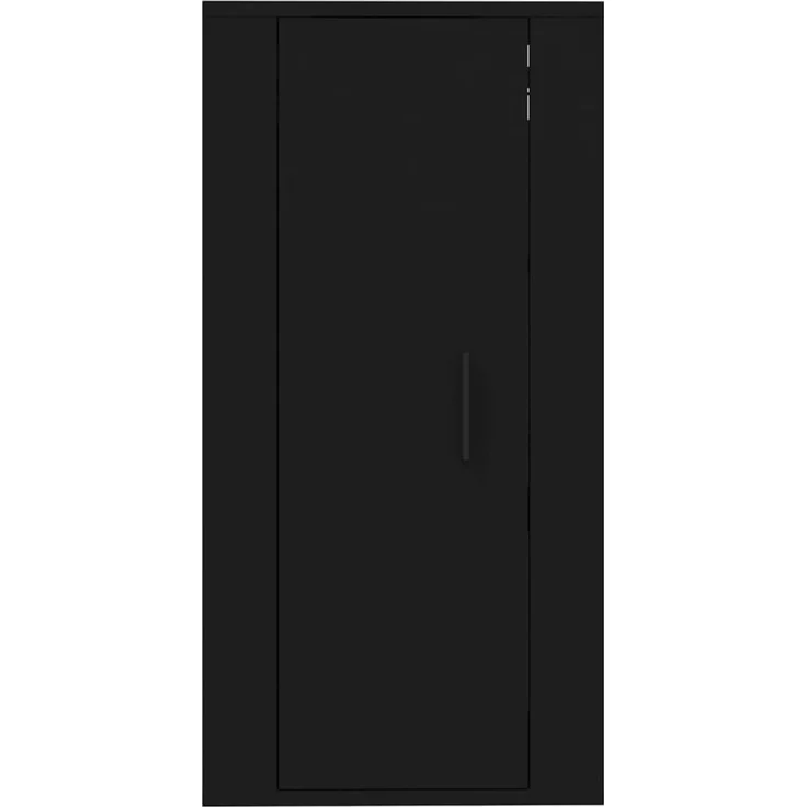 TV-Wandschrank, Fernsehschrank Schwarz 40 x 34,5 x 80 cm – Bild 4