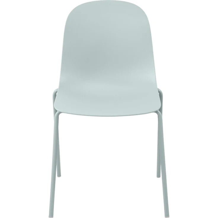 CLP Stapelstuhl Hardin mit ergonomischer Kunststoffschale und stabilem Metallgestell - Farbe:türkis – Bild 4