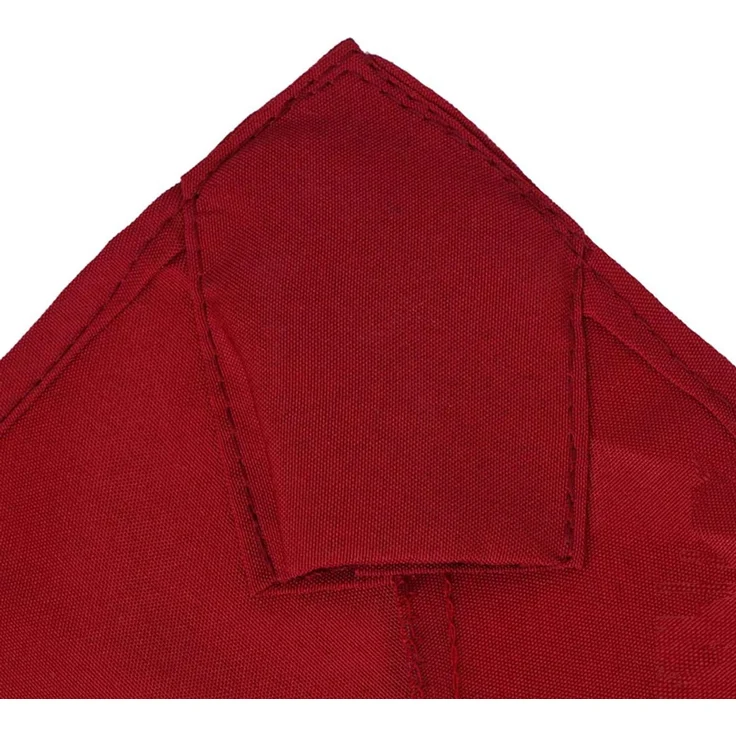 Ersatz-Bezug für Sonnenschirm Florida, Sonnenschirmbezug Ersatzbezug, Ø 3,5m Polyester 8 Streben ~ bordeaux – Bild 5