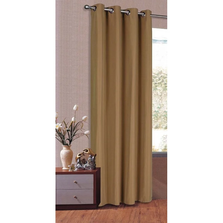 Gardinenbox Gardine, Ösen, blickdicht, Schal Matt unifarben Microsatin Micofaser-Gewebe 20405 – Bild 1