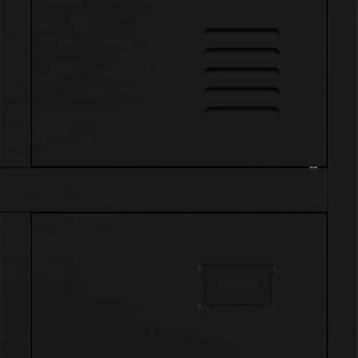 Jan Nowak Spind Metall Schliessfachschrank 4 Fächer Metallschrank abschliessbar 172 x 56 x 45 cm Sozialschrank mit Belueftung Kleiderstange Personalspind – Bild 5