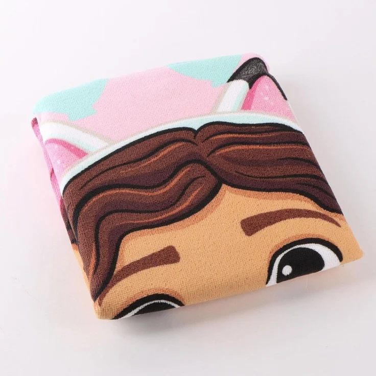 Gabby´s Dollhouse Poncho für Kinder 56 × 53 cm Polyester 250 gsm pflegeleicht – Bild 3