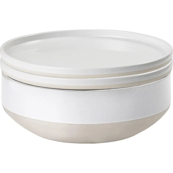 BRUNNER Geschirr-Set Geschirr Set Odette Camping Essgeschirr, Stonetouch-Melamin, Reise Picknick Teller Melamin – Bild 3