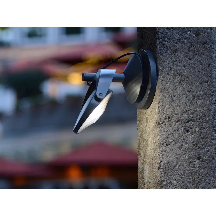 LED Solar Wandleuchte STACK Beleuchtungssystem sun'connec - Anthrazit