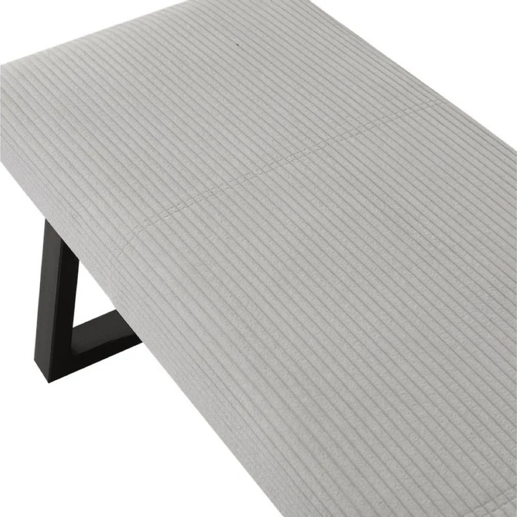 B&D home Essbank SIGFRID (1-St), gepolstert, Metallgestell, mit/ohne Rückenlehne, in 100/120/140/160cm – Bild 1