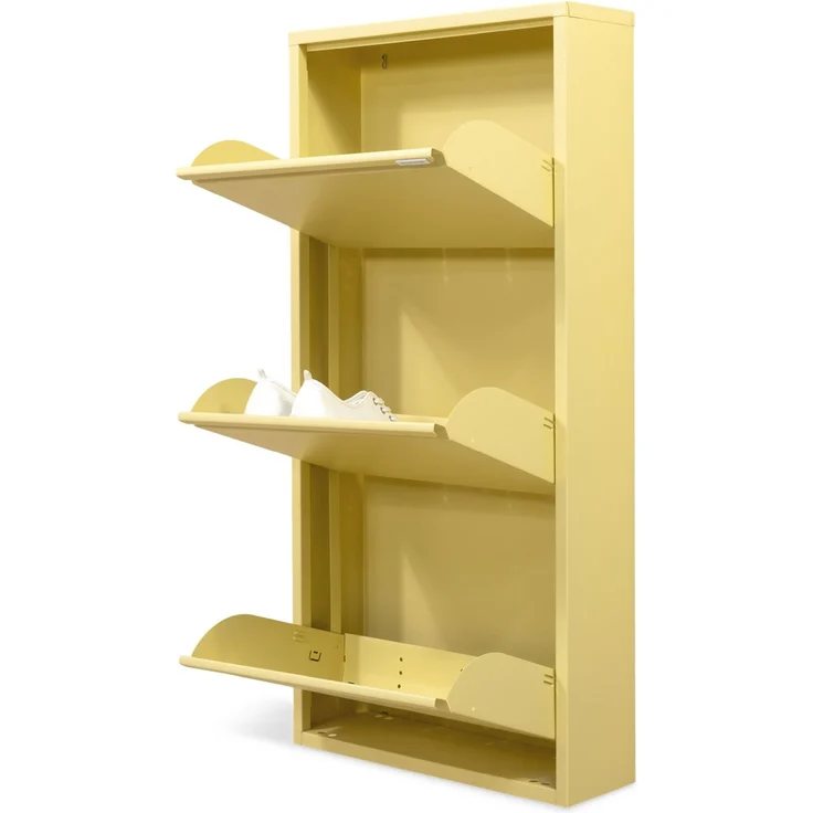 Spinder Design Schuhschrank Billy 3 Butter Yellow – Bild 1