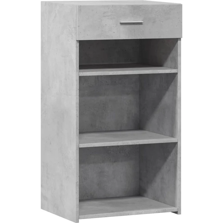 Highboard Betongrau 50 x 42,5 x 93 cm Holzwerkstoff – Bild 2