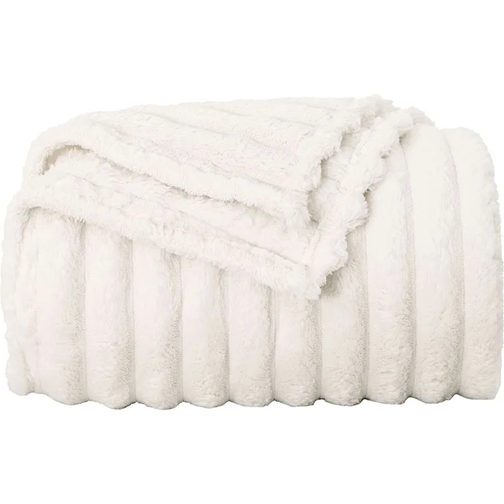 vidaXL Wohndecken 6 Stk. Creme 150 x 130 cm 2.85 Fleece 42016897 – Bild 5