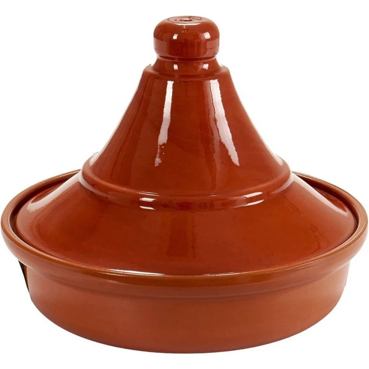 Annastore Dampfgartopf Tajine aus Ton Ø 27 cm für 4-5 Personen - Marokkanische Tagine, Schmortopf – Bild 1