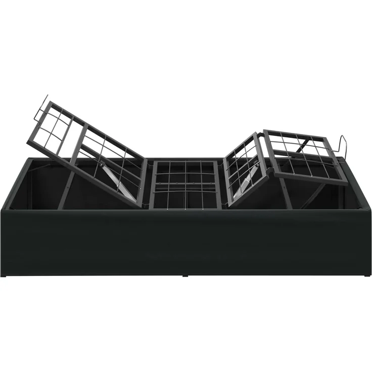 vidaXL Elektrisch verstellbares Bettgestell Schwarz 200 x 80 x 33,5 cm 42037284 – Bild 7