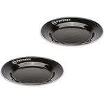 Petromax Teller Emaille 2er Set 26 cm schwarz