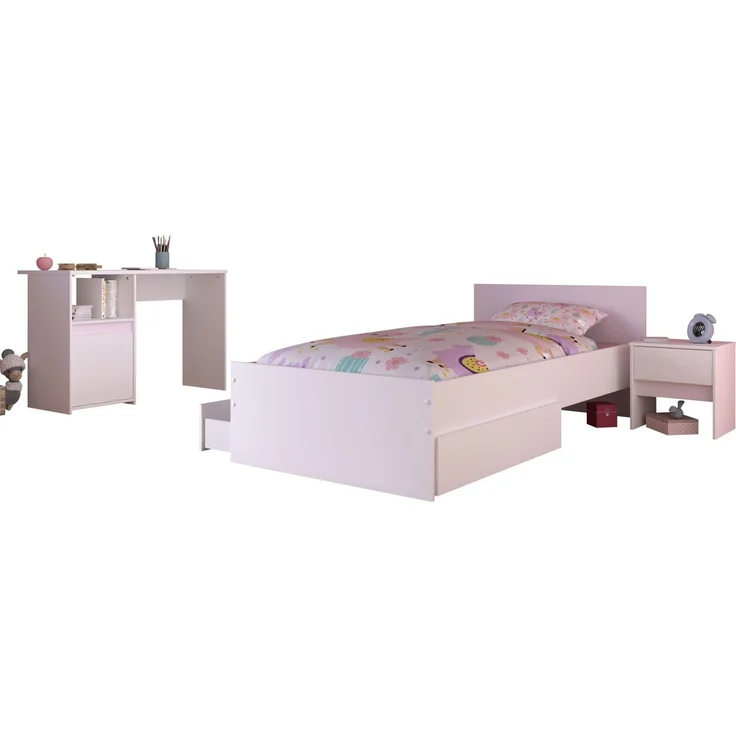 Kinderzimmer-Set 4-tlg. Parisot Pirouette 27 Holzdekor Weiß – Bild 2