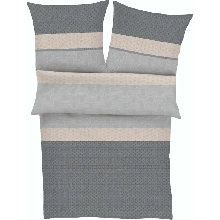 IBENA Bettwäsche Satin BUGATTI BL 155x220 cm bunt Bettbezug Bettzeug