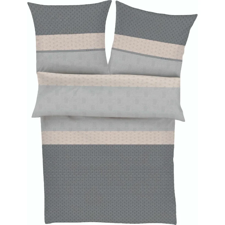 IBENA Bettwäsche Satin BUGATTI BL 155x220 cm bunt Bettbezug Bettzeug