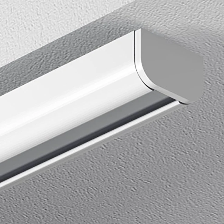 Garduna Gardinenschiene halbrunde Schleuderschiene, 1-läufig, Aluminium – Bild 3