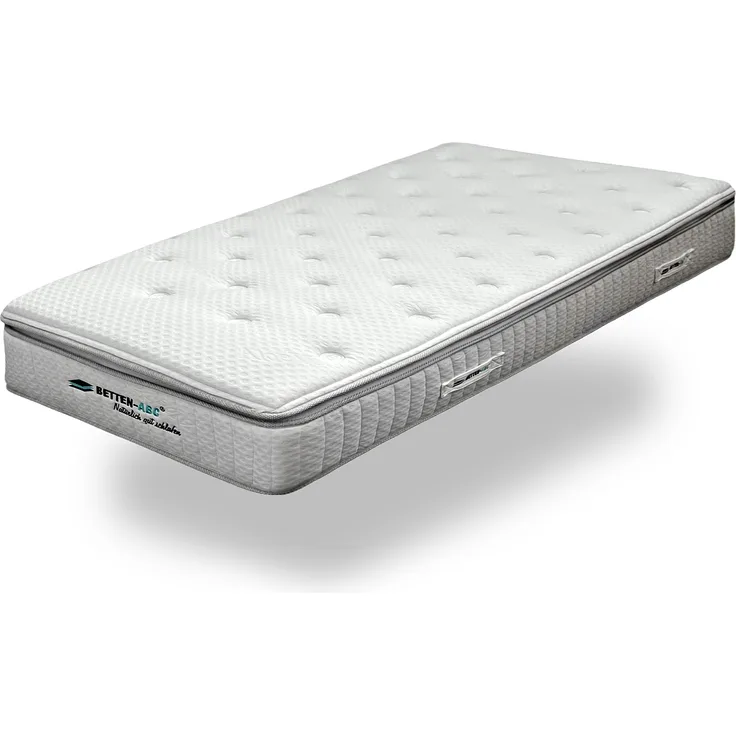 Betten-ABC Hotelmatratze GrandLux - mittelfeste Taschenfederkernmatratze mit Klimafaserbezug, Größe: 90x200 cm
