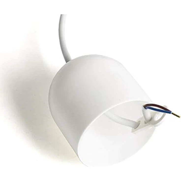 Licht-Erlebnisse Pendelleuchte Gelb Weiß E27 Ø 30 cm Retro Hängelampe für Küche und Esszimmer – Bild 5