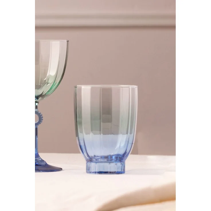 Hermia Concept 'Elite 320 - Blue' Gläser-Set (4-teilig), Blau, 7,9 x 7,9 x 11 cm, 320 ml – Bild 2