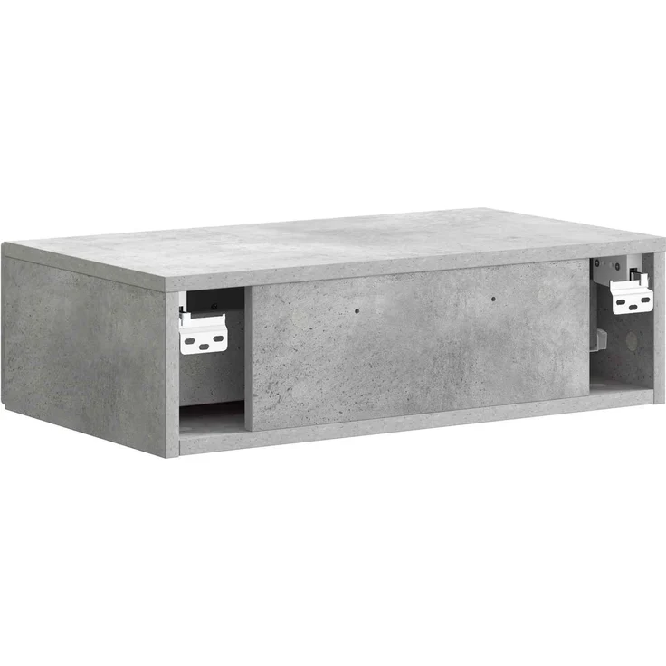 vidaXL Wandmontierter Beistelltisch Betongrau 59 x 34,5 x 17 cm 899338 – Bild 6