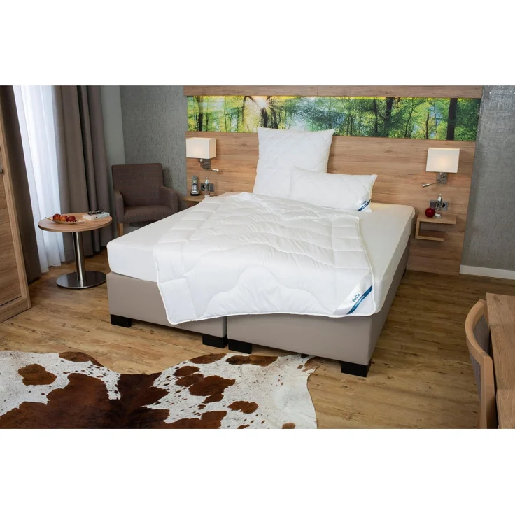 Bettdecke Royal Soft Duo, Füllung: Polyester, Bezug: Microfaser, Bettdecke 135x200 cm, leichte Decke – Bild 3