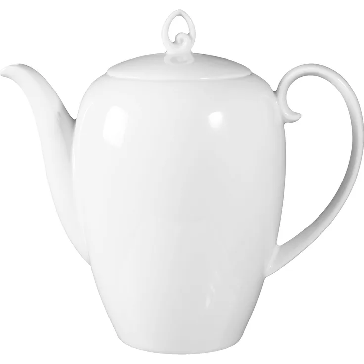 Seltmann Weiden Geschirr-Set Kaffeekanne 6 Personen Rondo weiss uni 7 von Seltmann Weiden, Porzellan