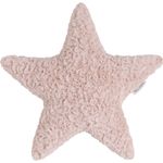 Baby's Only Kissen - Stern Teddy - Snow - Altrosa