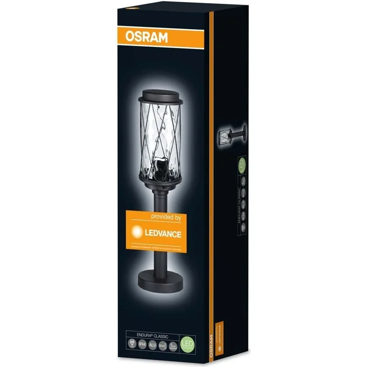 Osram LED Endura Classic Cage Gartenpylone Leuchte, fuer Aussenanwendungen, Sockel E27, Hoehe: 50 cm – Bild 8