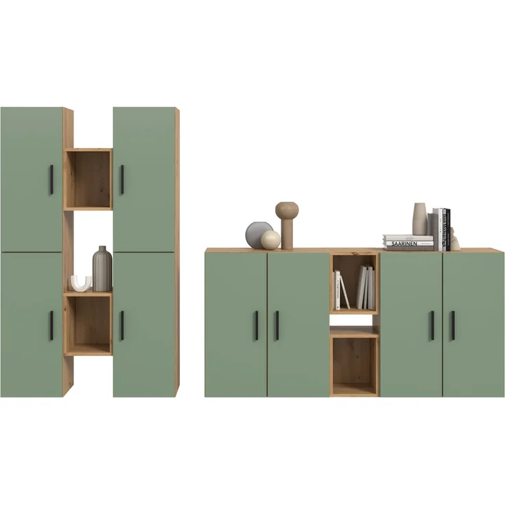 The One Wohnkombination in Smoke Green Nachbildung – Bild 2