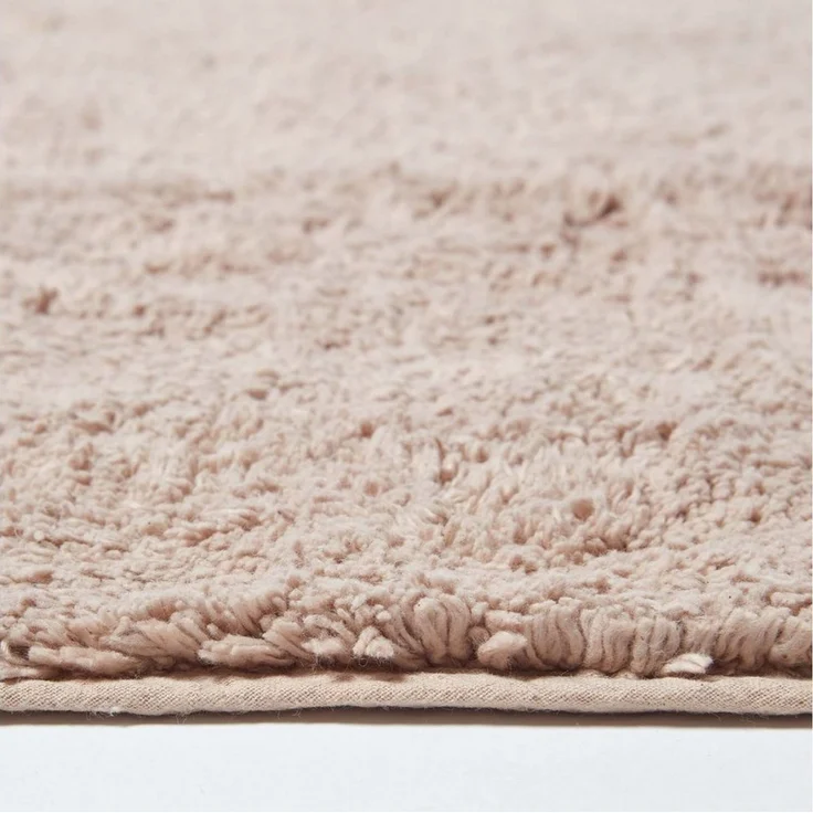 Homescapes Badematte WC Vorleger Spa Supreme Beige, Höhe 30 mm, WC Vorleger (50x55 cm) – Bild 2
