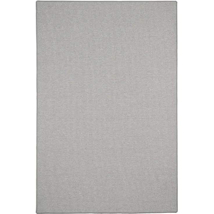Snapstyle Flachgewebe-Teppich, Silber, 160x160 cm, strapazierfähig und pflegeleicht, geeignet für Fußbodenheizung – Bild 5