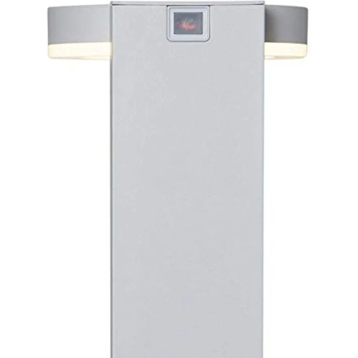 Weiße Solar-Wegeleuchte ,Vidi', Bewegungsmelder, Dämmerungssensor, Dauerlicht, H 60cm – Bild 4