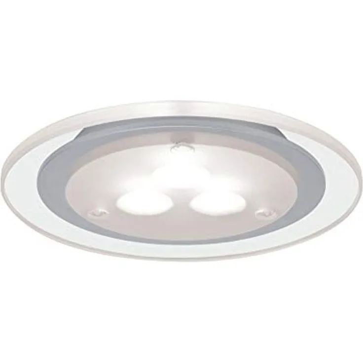 Paulmann Möbel Einbauleuchten Set Deco LED 3x3W 3000K warmweiß Chrom matt Glas4433