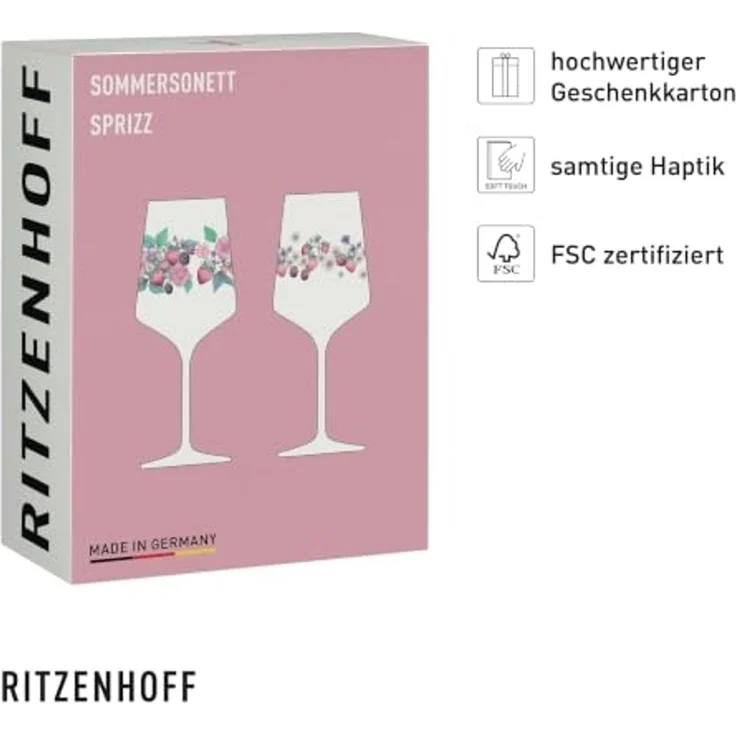 Ritzenhoff 6011004 Aperitifglas 2er-Set F25 SOMMERSONETT Sprizz 2025 – Bild 6