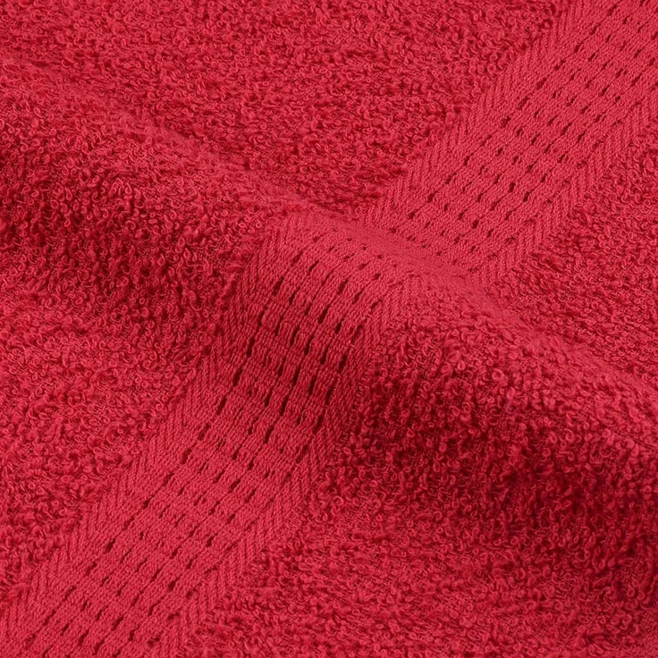 vidaXL Handtücher FROGN 10 Stk. Rot 100x200 cm 360 g/m² 136940 – Bild 6