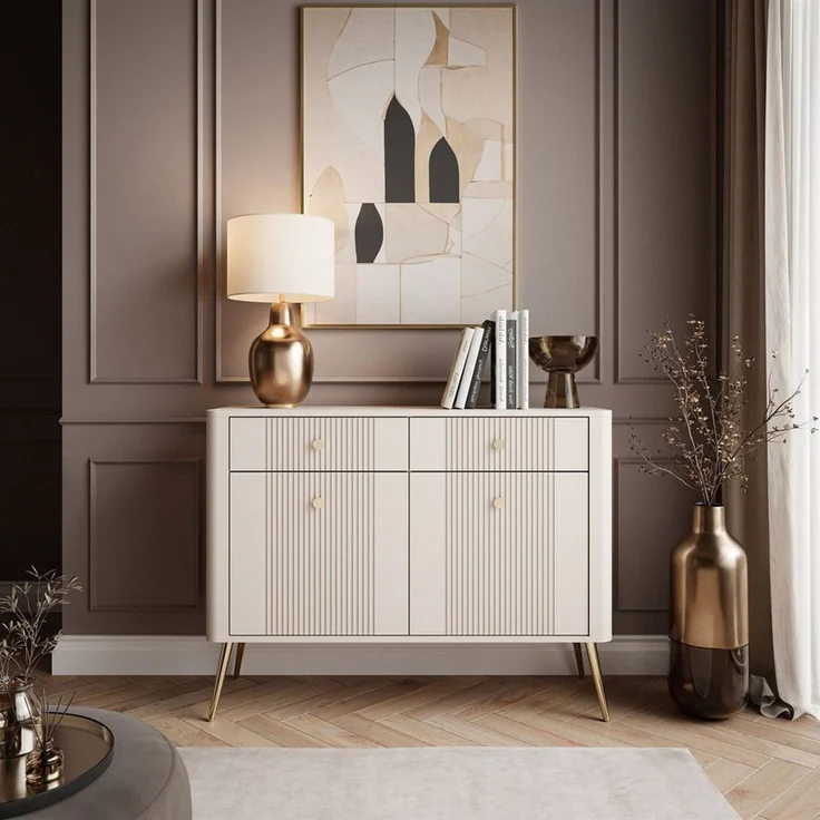 Lookway Kommode ELYSIA KASCHMIR 2D2S mit Schubladen, 115x39x89 cm – Bild 2